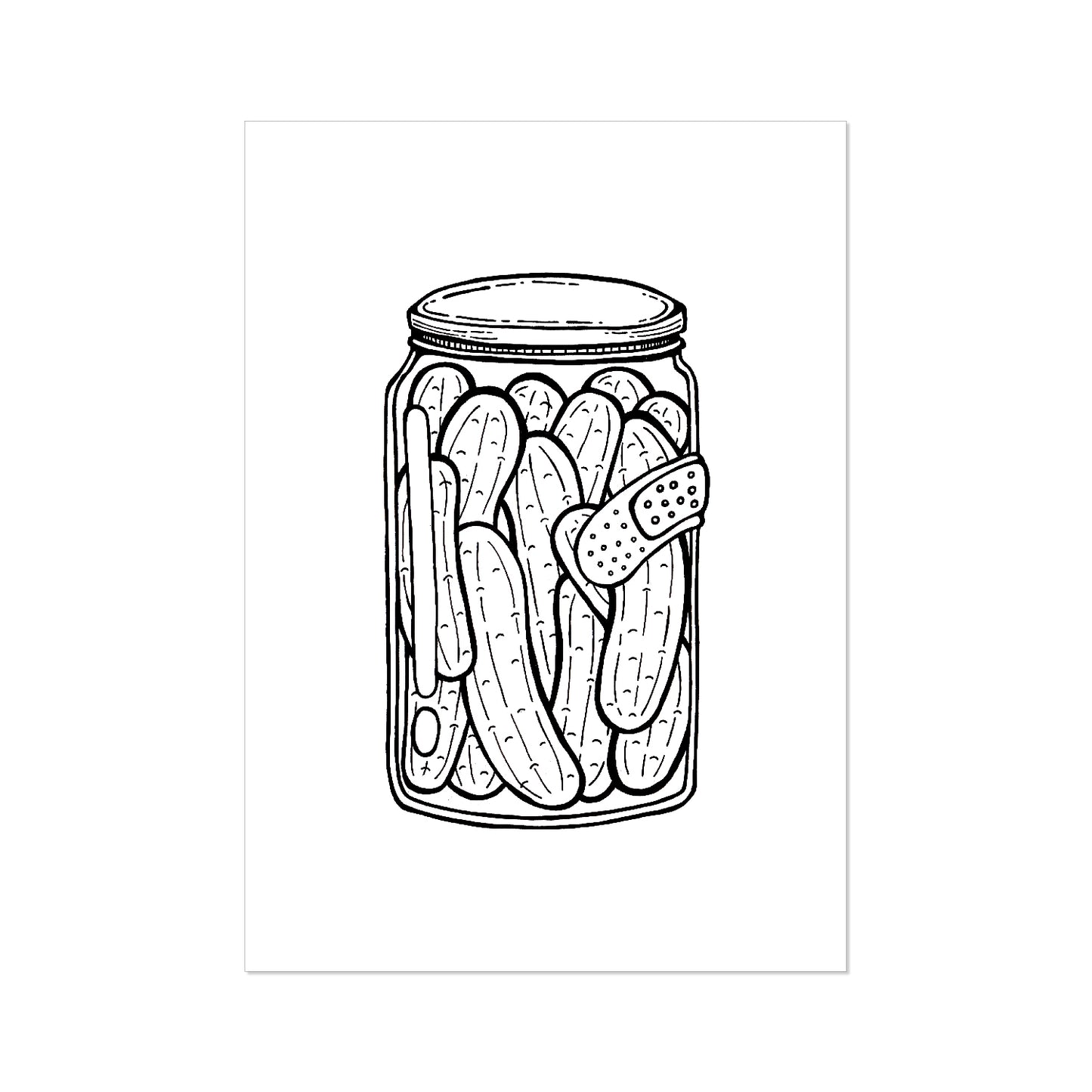 "In A Pickle" // art print