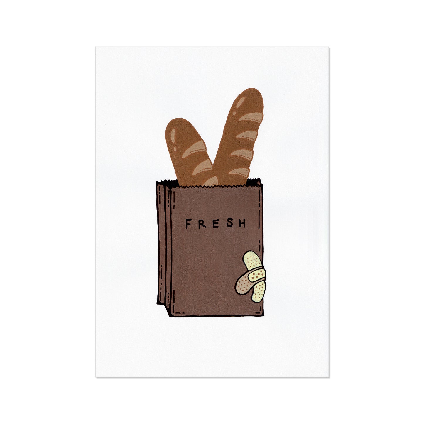 "Fresh Bread" // art print