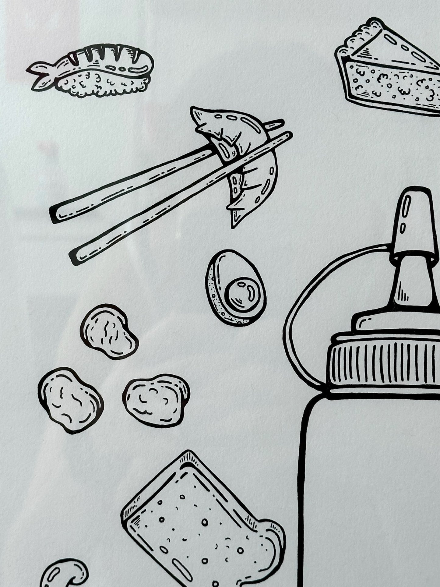 "The Everything Sauce" // original (A2 framed)