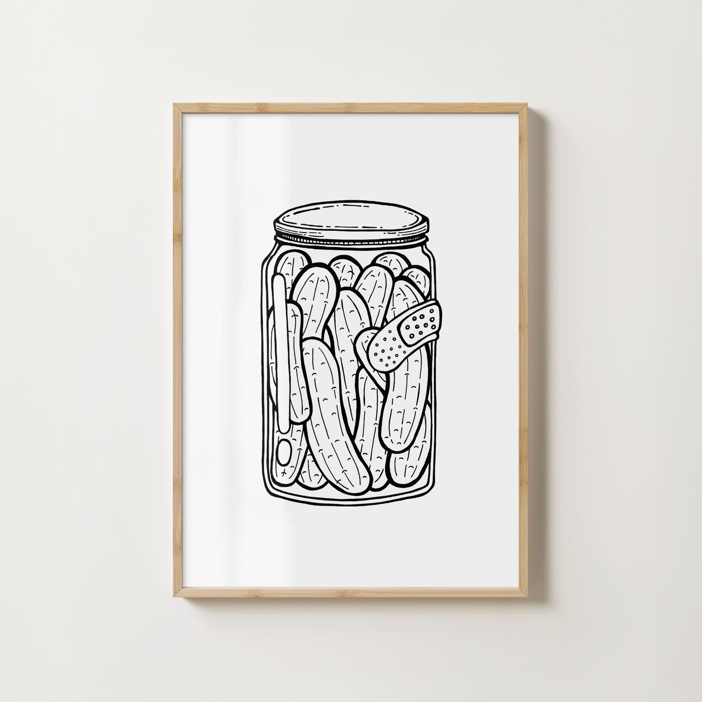 "In A Pickle" // art print