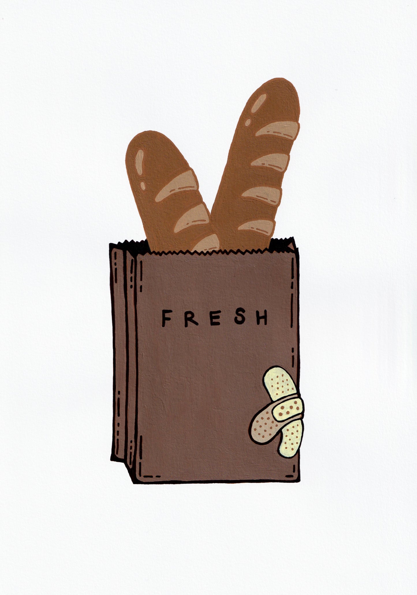 "Fresh Bread" // art print