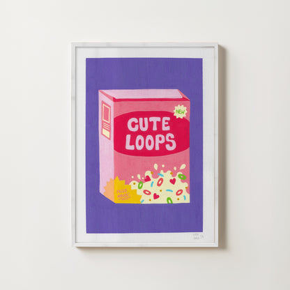 “Cute Loops" // art print