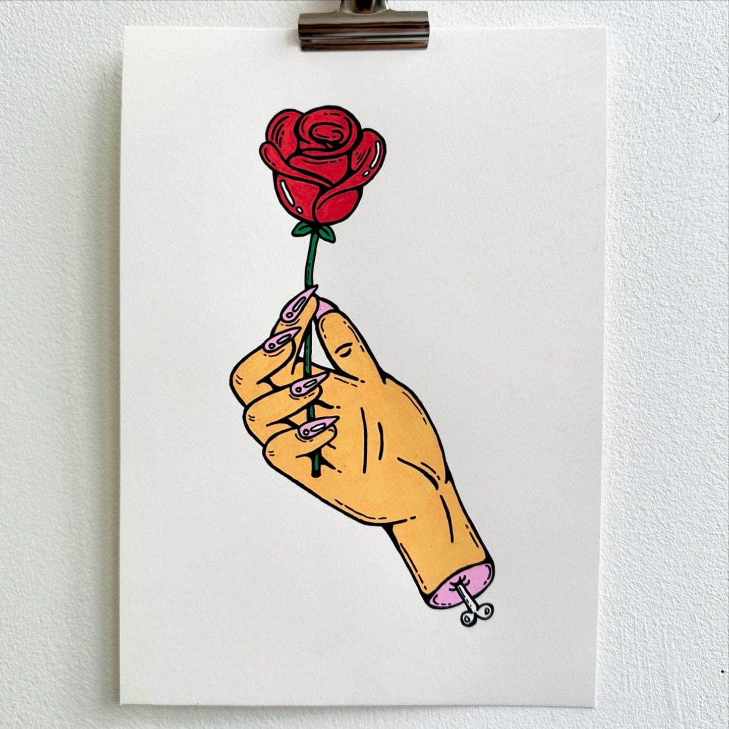 "Can I Call You Rose?" // original (unframed or framed)