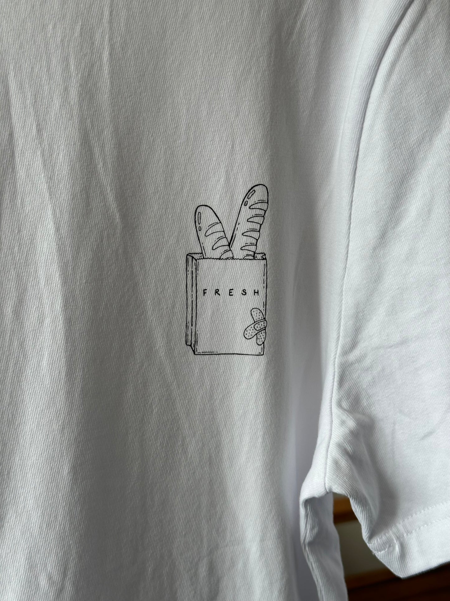 'FRESH BREAD' // t-shirt (SALE – misprint + misalignment)