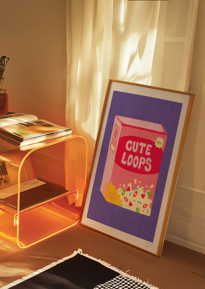 “Cute Loops" // art print