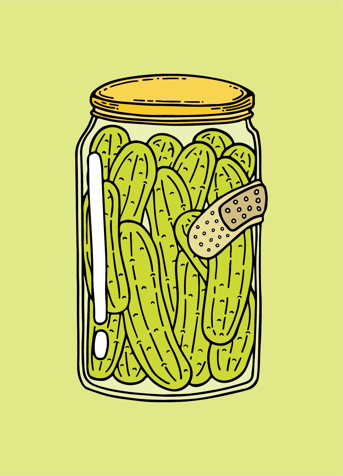 greeting card // 'in a pickle'