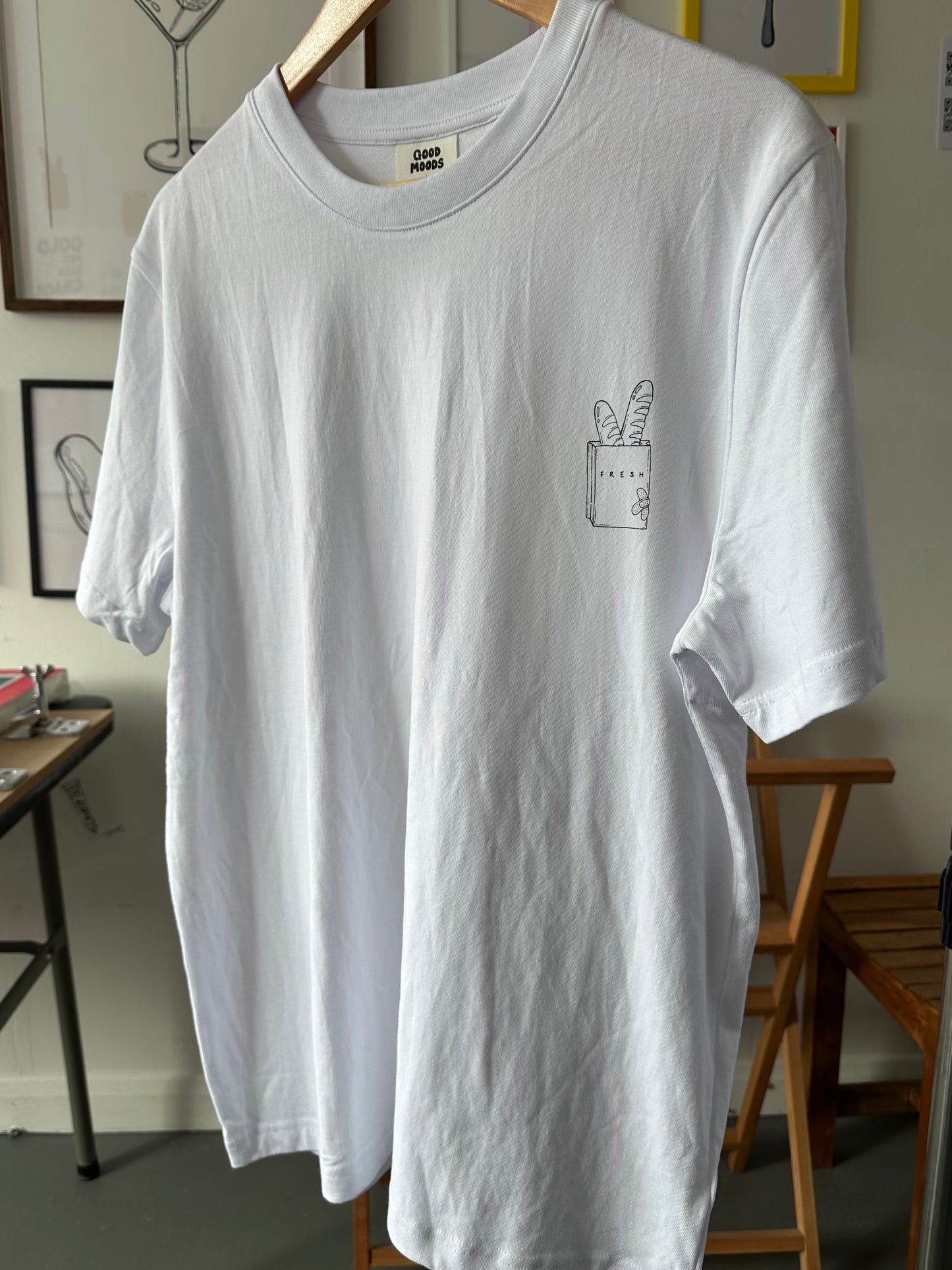 'FRESH BREAD' // t-shirt (SALE – misprint + misalignment)