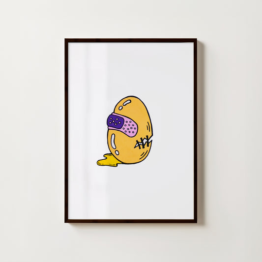 "Bruised Eggo #1" // art print