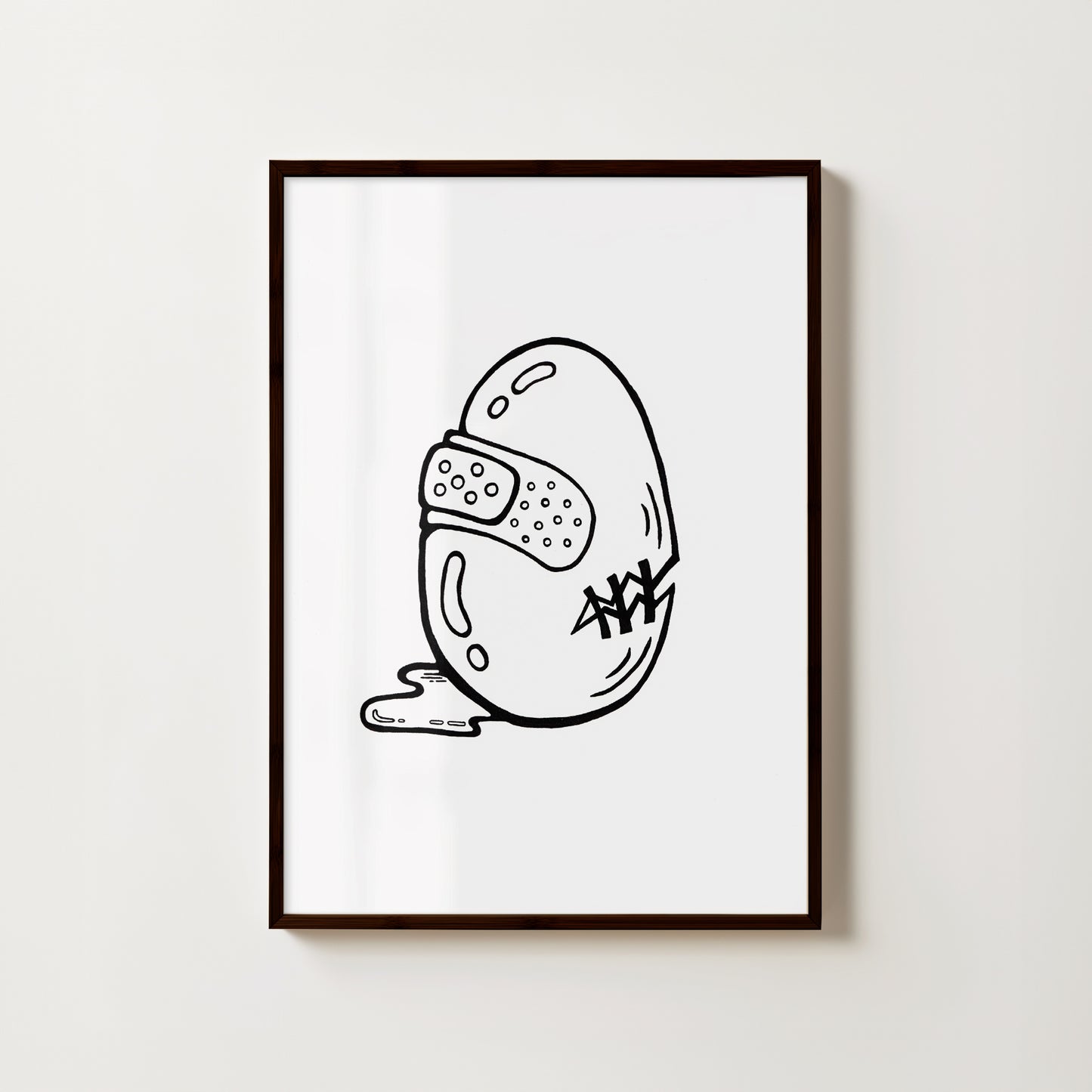 "Bruised Eggo" // art print