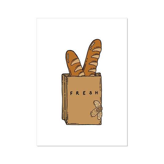 'fresh bread' // graphic print