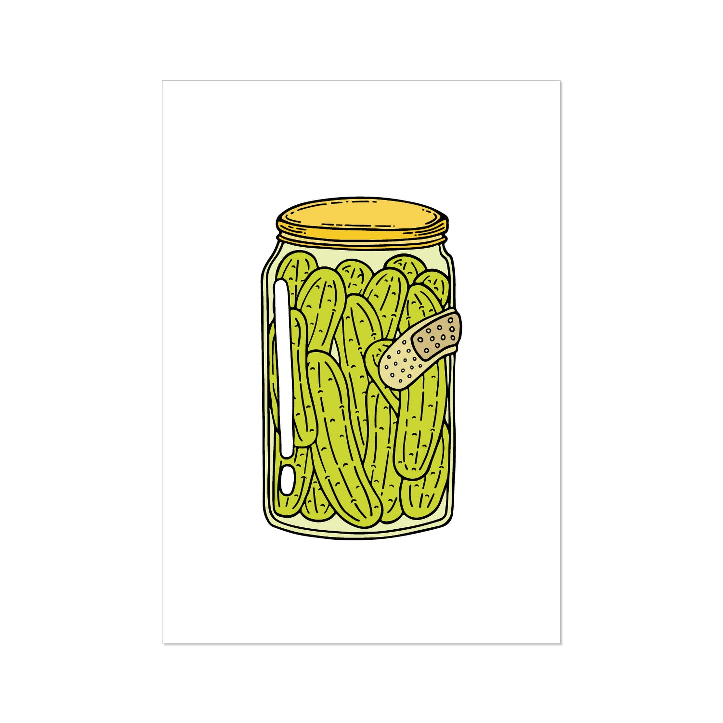 'in a pickle' // graphic print (multiple colour options)