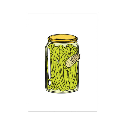 'in a pickle' // graphic print (multiple colour options)