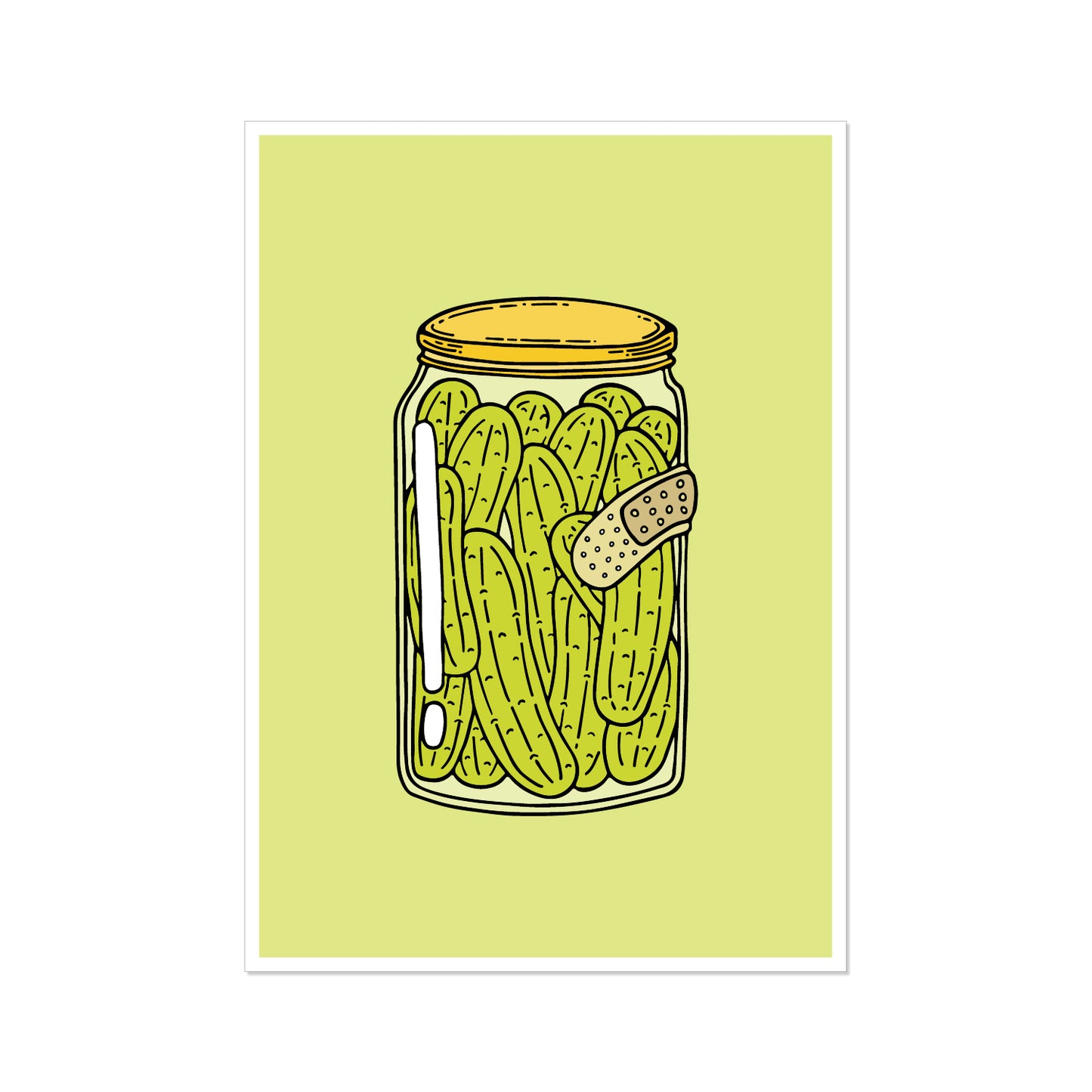 'in a pickle' // graphic print (multiple colour options)