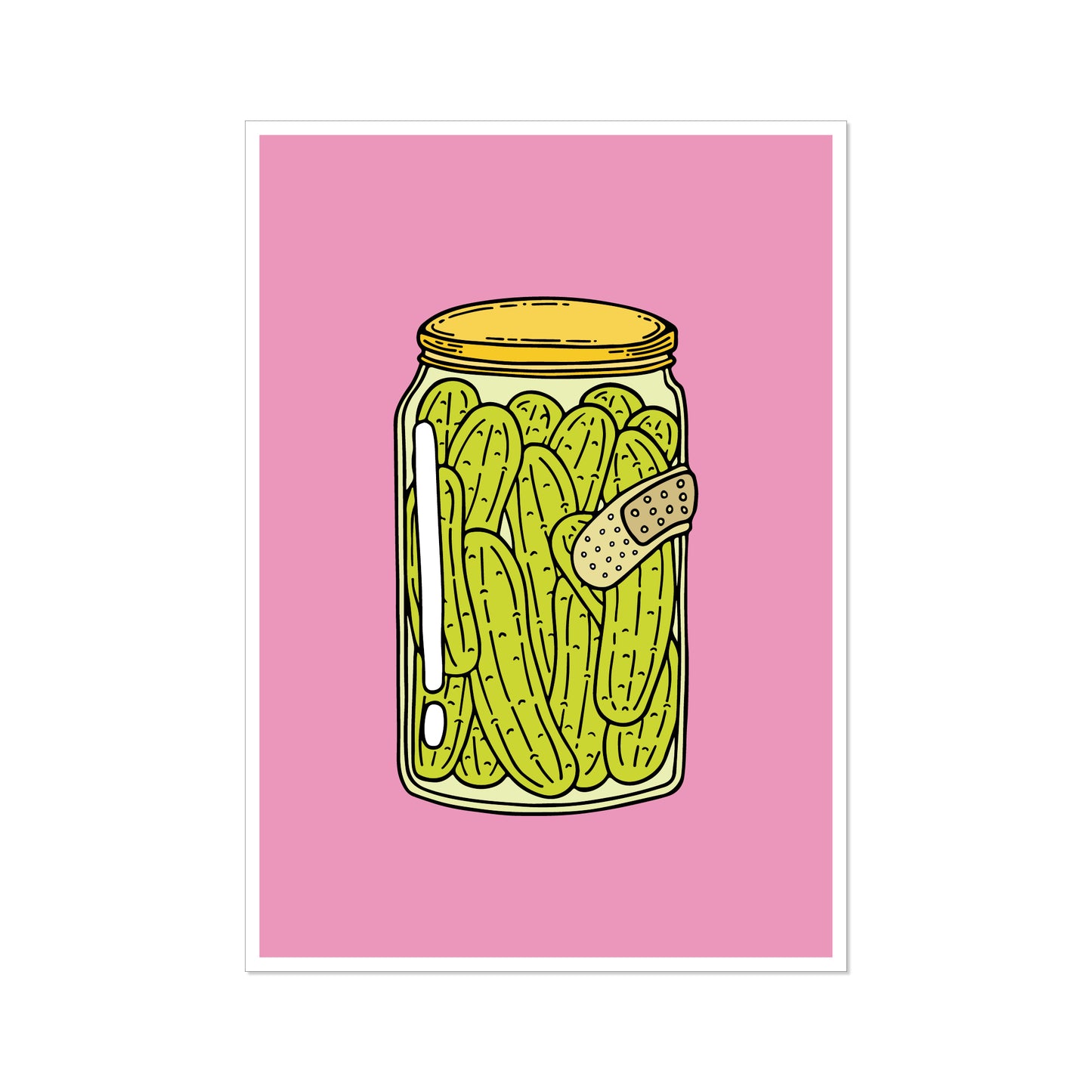 'in a pickle' // graphic print (multiple colour options)