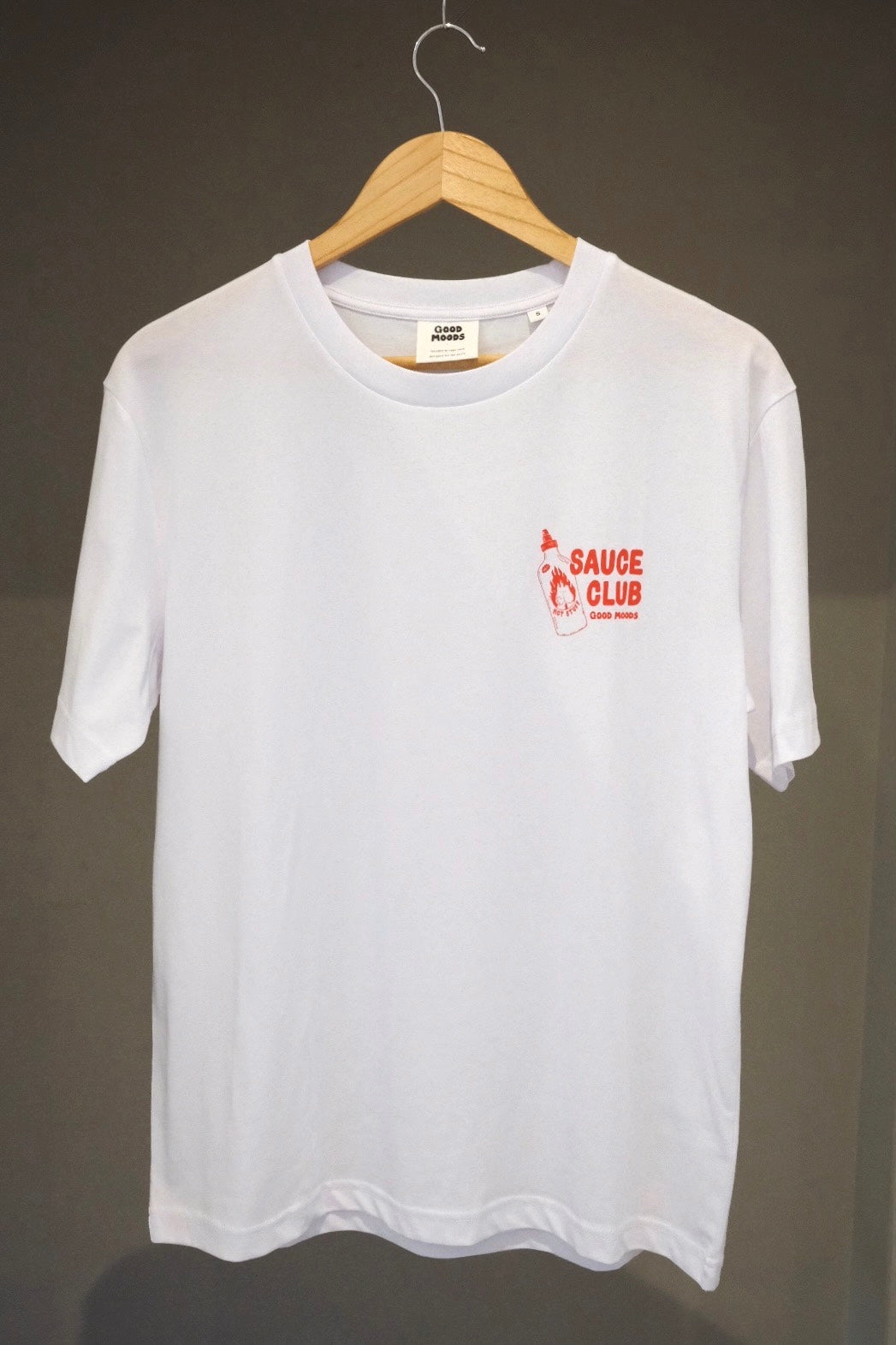 'sauce club' // t-shirt in white