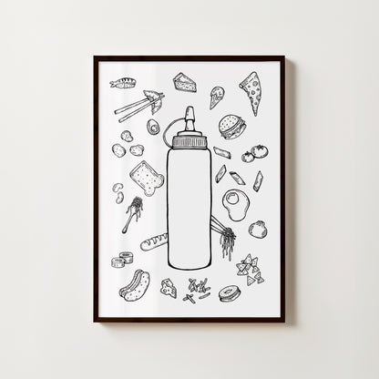 "The Everything Sauce" // art print