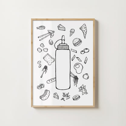 "The Everything Sauce" // art print