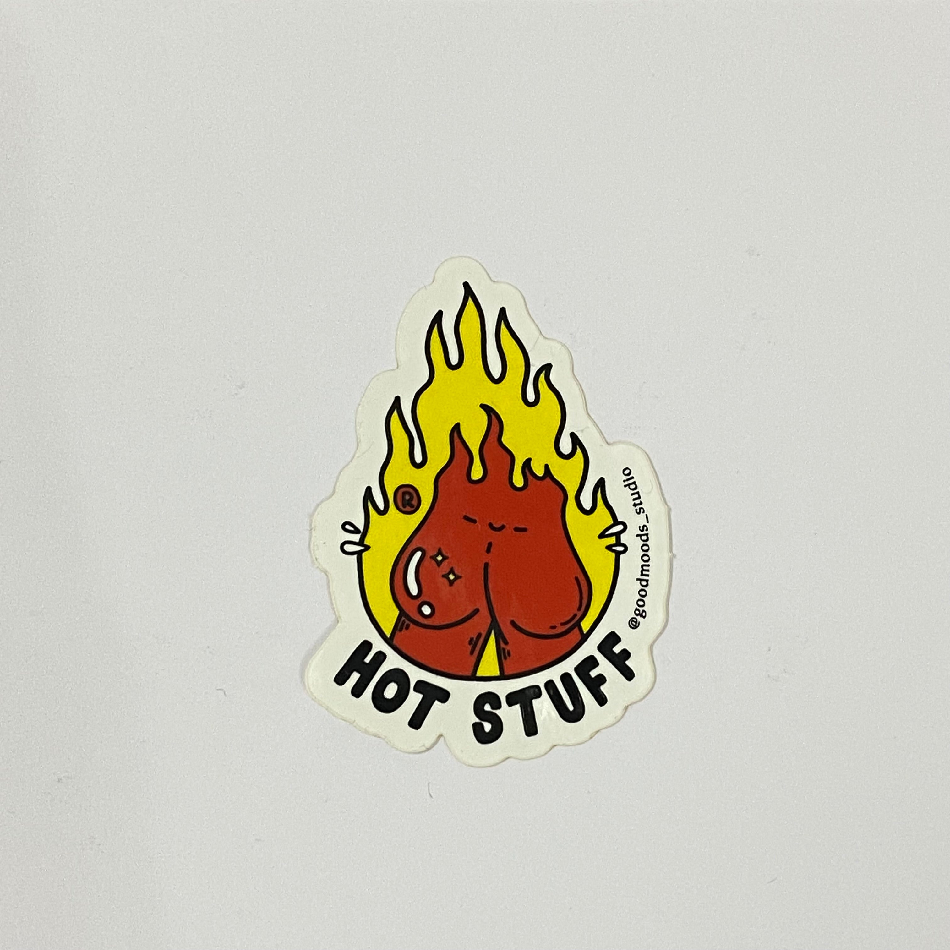 ‘hot stuff' sticker – Good Moods Studio