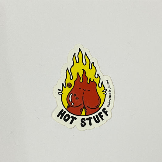 ‘hot stuff' sticker