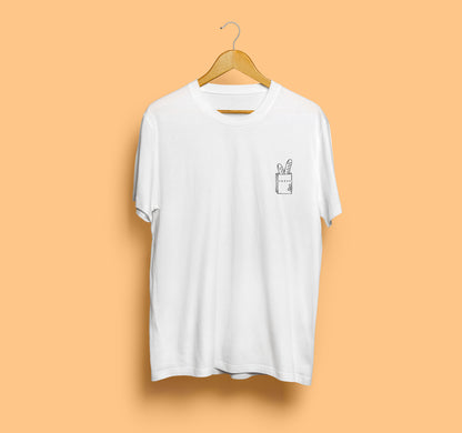 'FRESH BREAD' // t-shirt in white