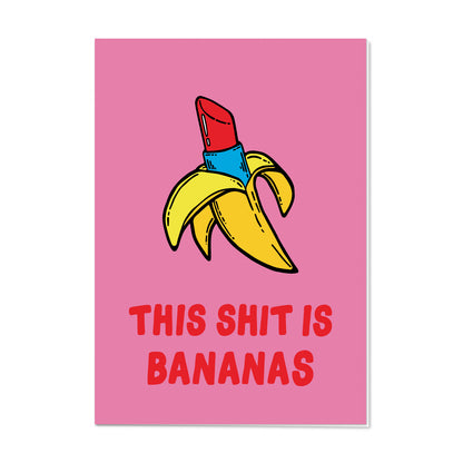 greeting card // 'this is bananas'