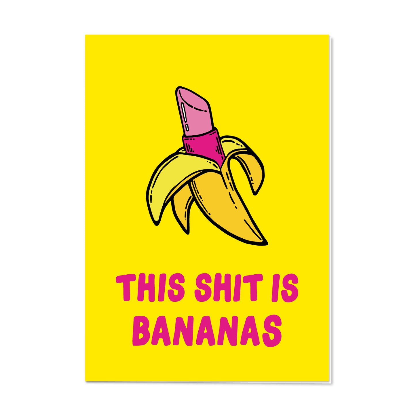 greeting card // 'this is bananas'