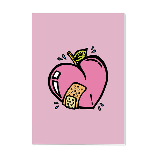 greeting card // 'peach & punch'