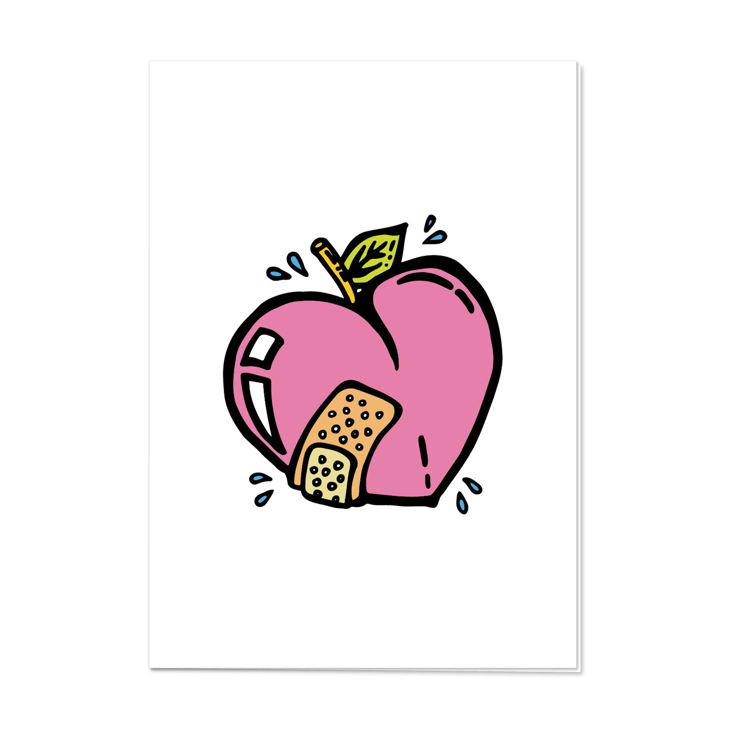 greeting card // 'peach & punch'