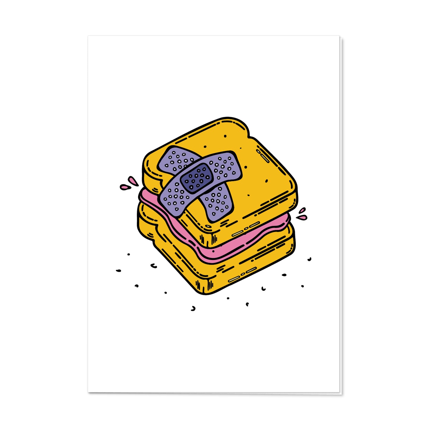 greeting card // 'lunch'