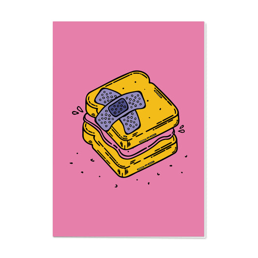 greeting card // 'lunch'