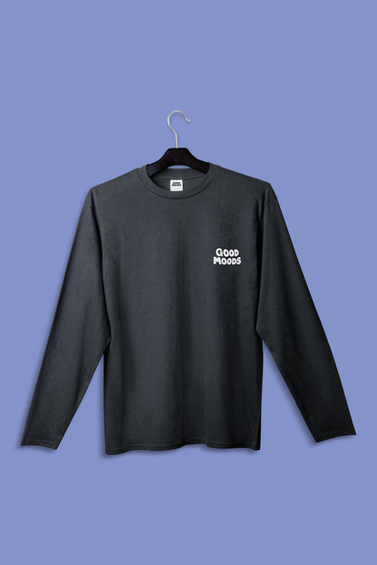 'GOOD MOODS' // long sleeve in black