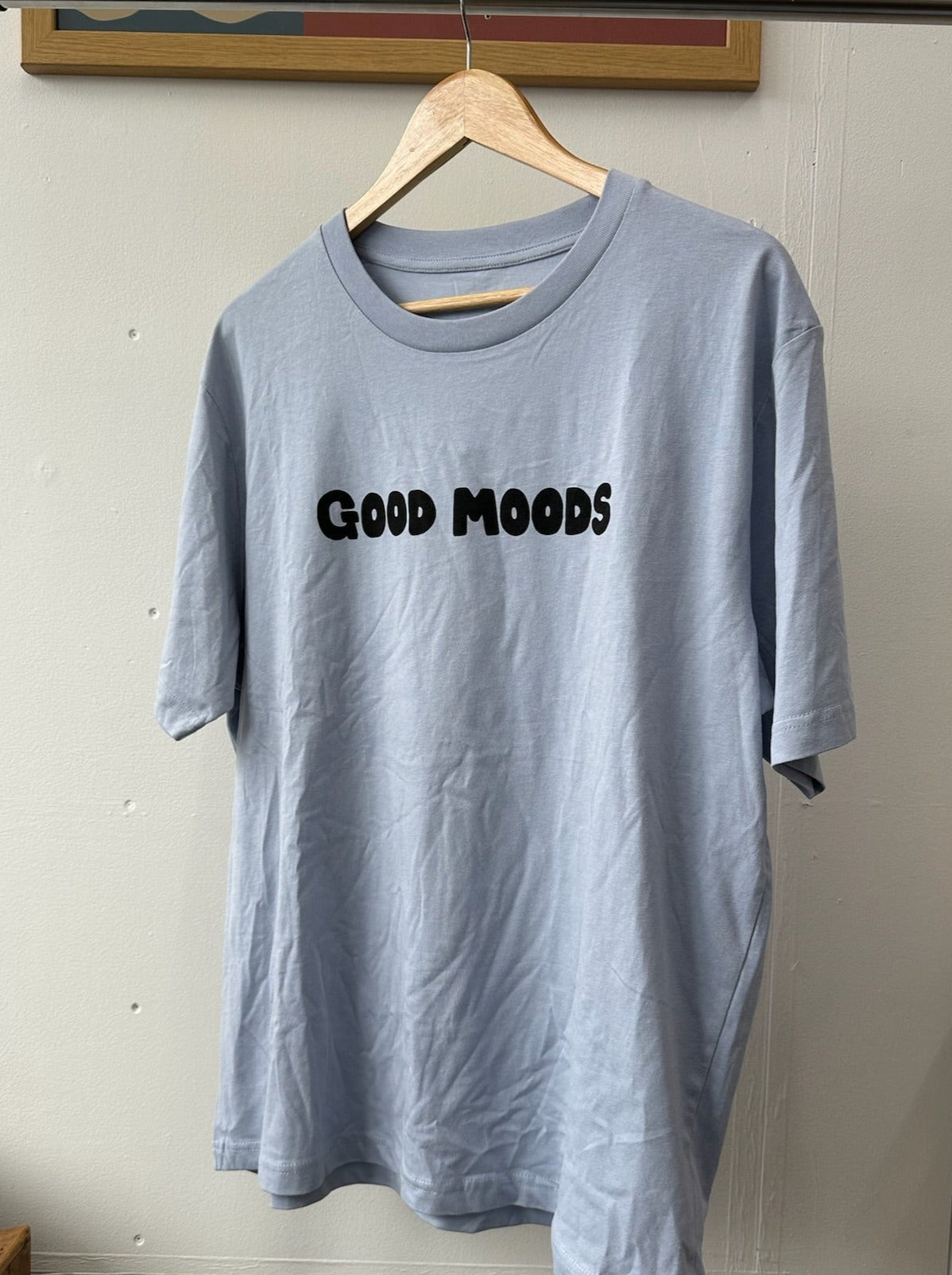 'good moods' // t-shirt in blue (SAMPLE SALE)