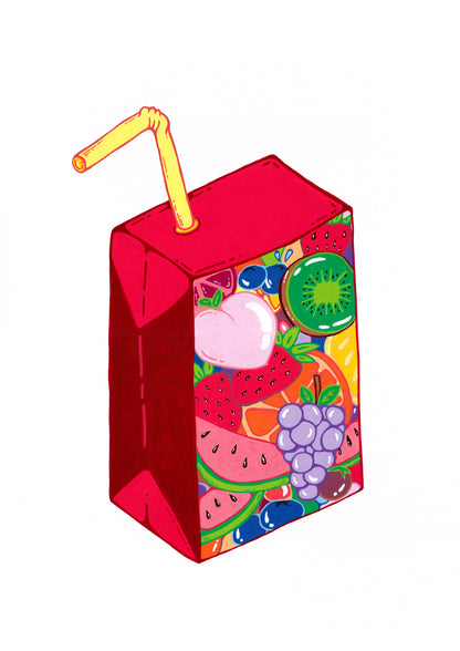 "Fruity Juicebox" // art print