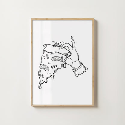 "Save Me A Slice" // art print