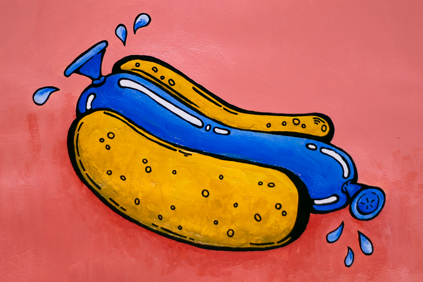 "Silly Sausage" // original (unframed or framed)