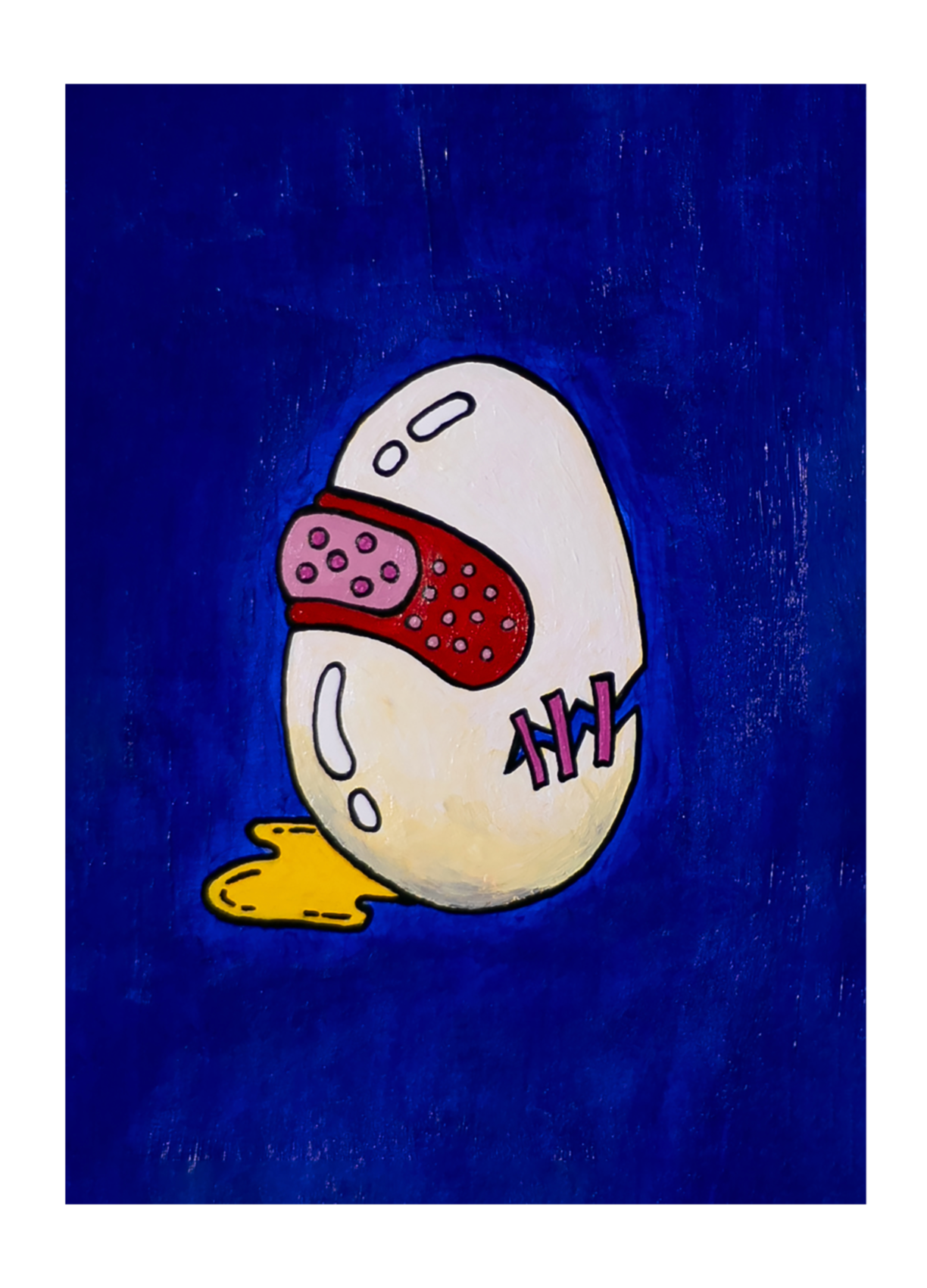 "Bruised Eggo #2" // art print