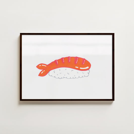 "Silly Little Sushi" // art print