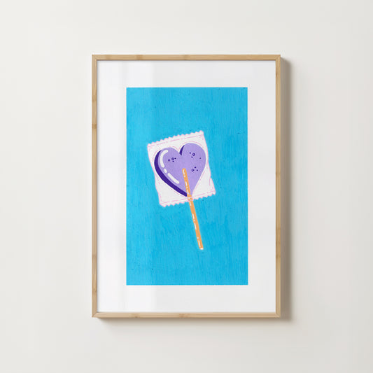 "Sucker For Blue" // art print