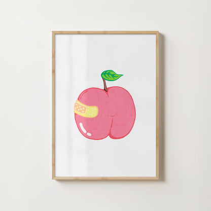 "Little Sweet Cheeks" // art print