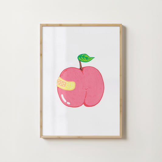 "Little Sweet Cheeks" // art print