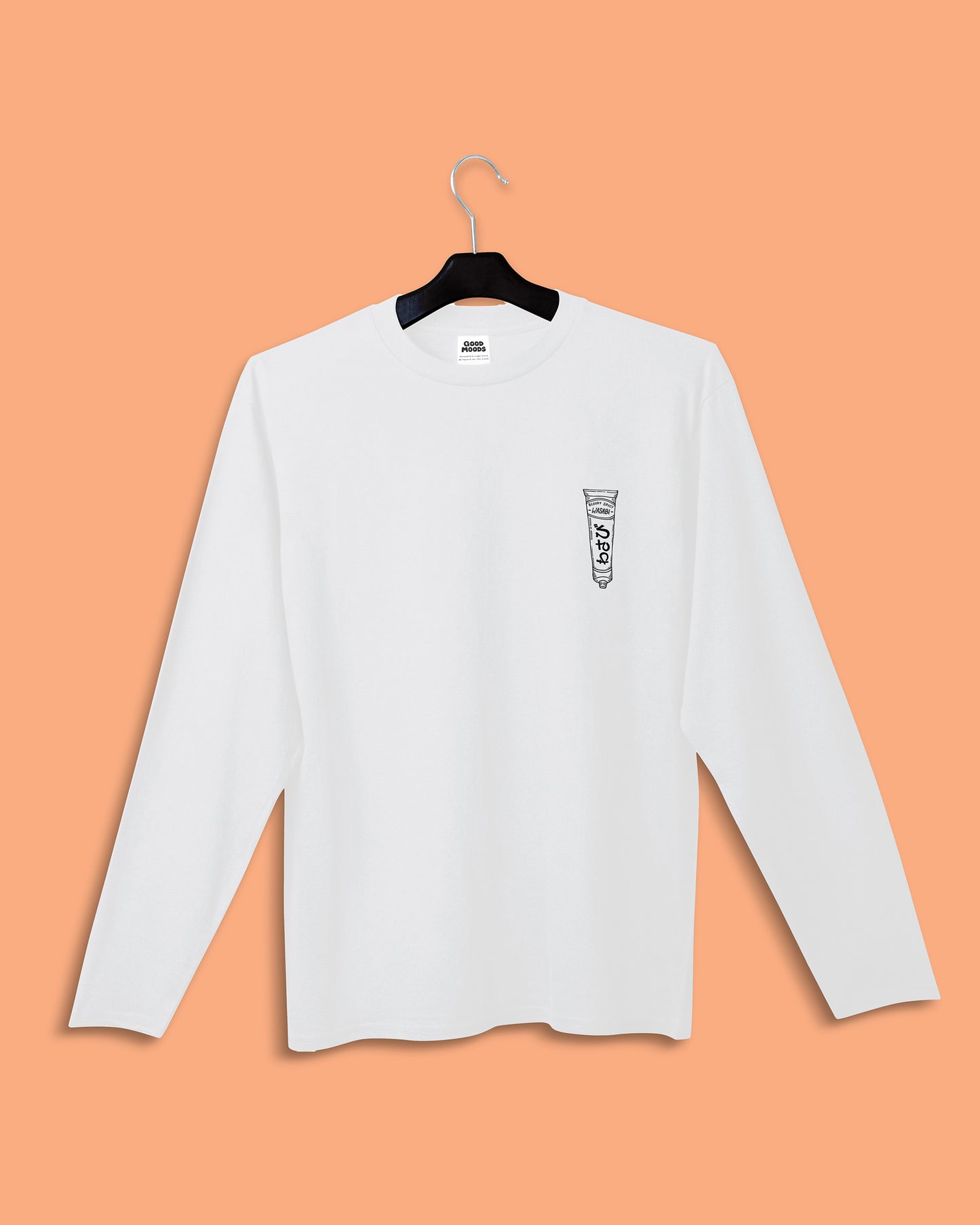 'WASABI' // long sleeve in white