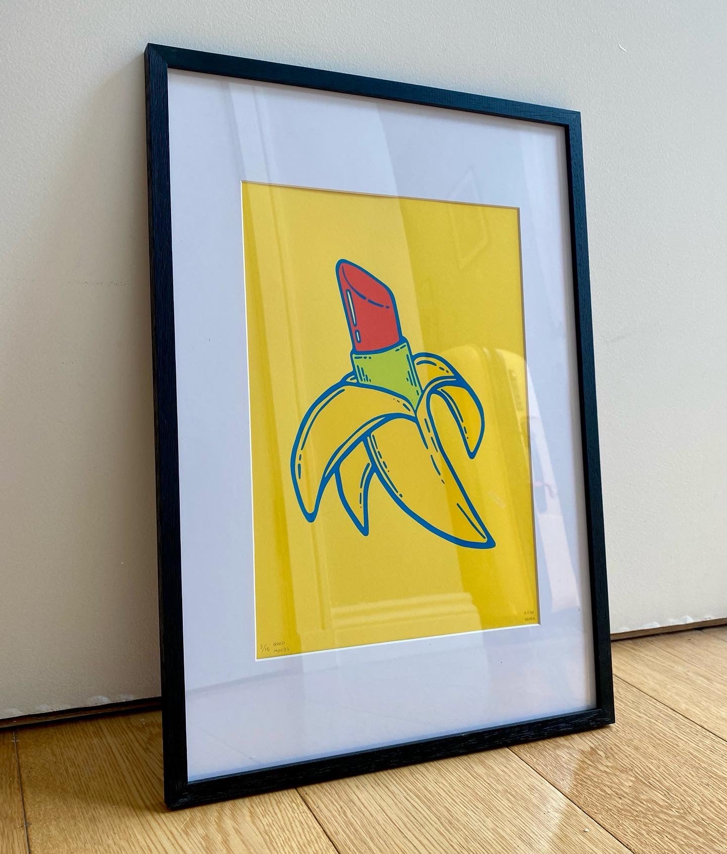 'bananas in colour' // LIMITED EDITION A4 screen print