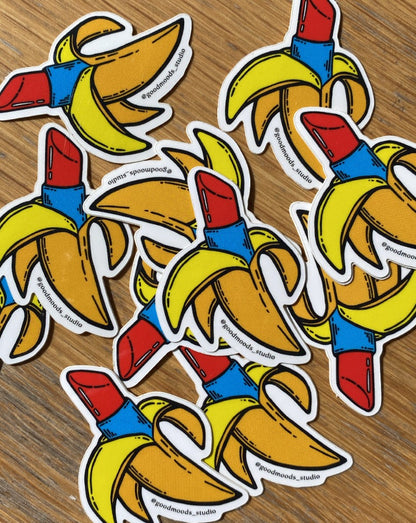 'banana' sticker