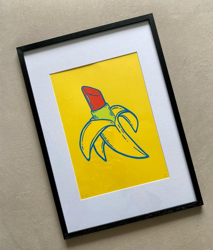 'bananas in colour' // LIMITED EDITION A4 screen print