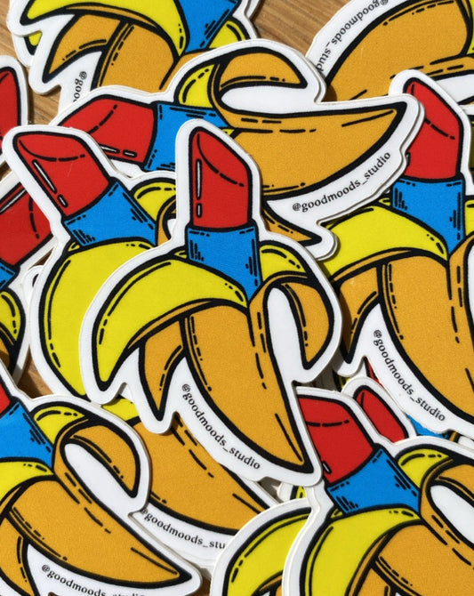'banana' sticker