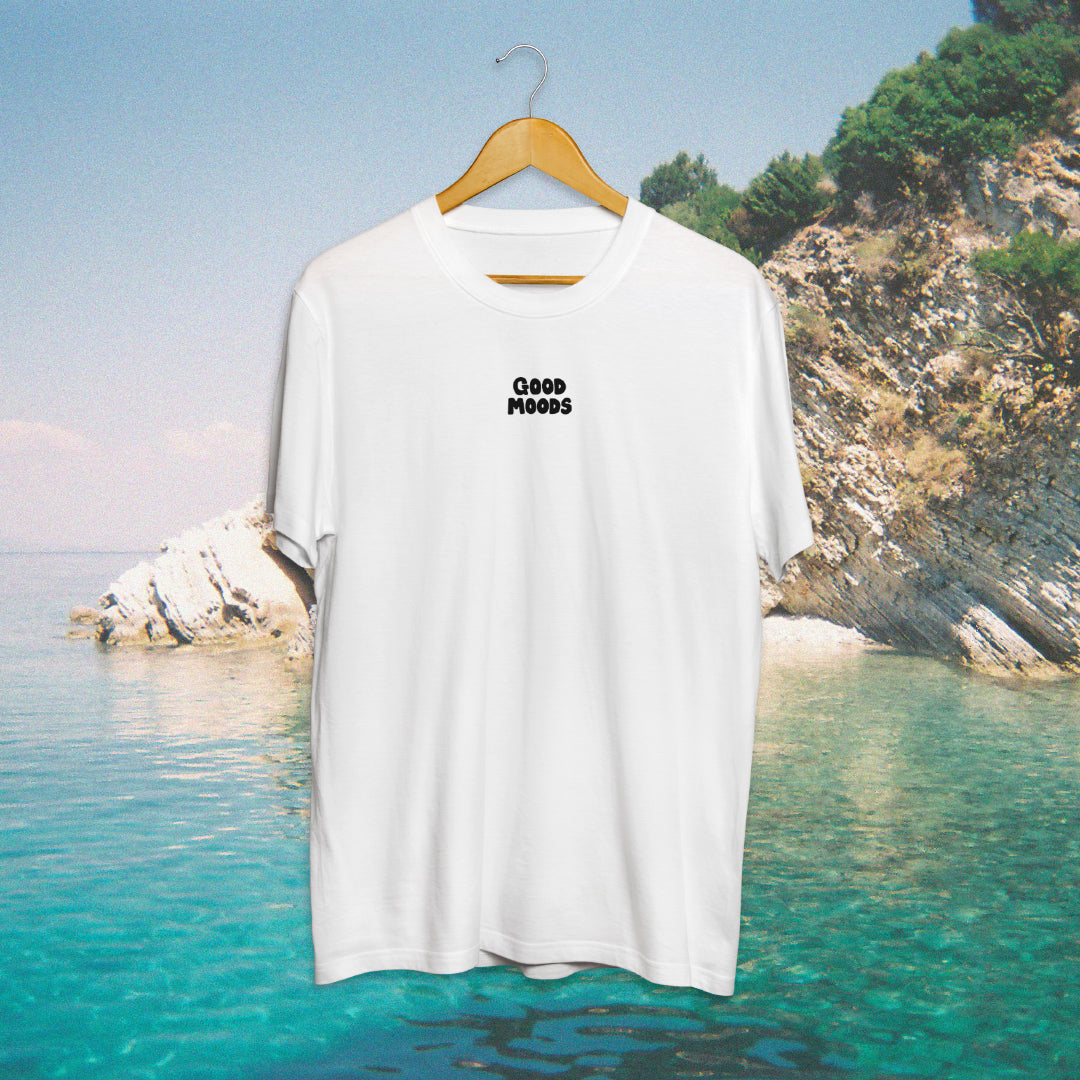 'good moods' // t-shirt in white