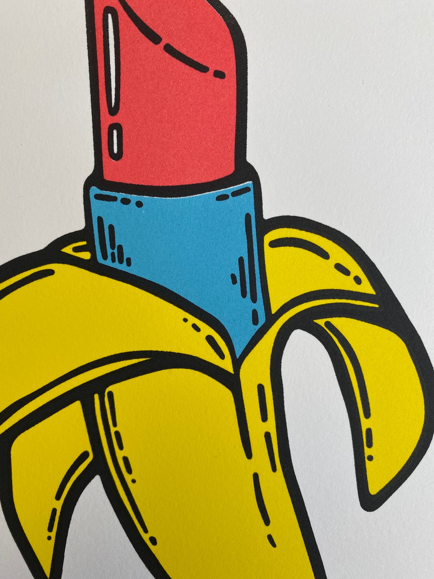 'banana #1' // LIMITED EDITION A4 screen print