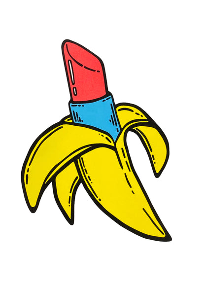 'banana #1' // LIMITED EDITION A4 screen print