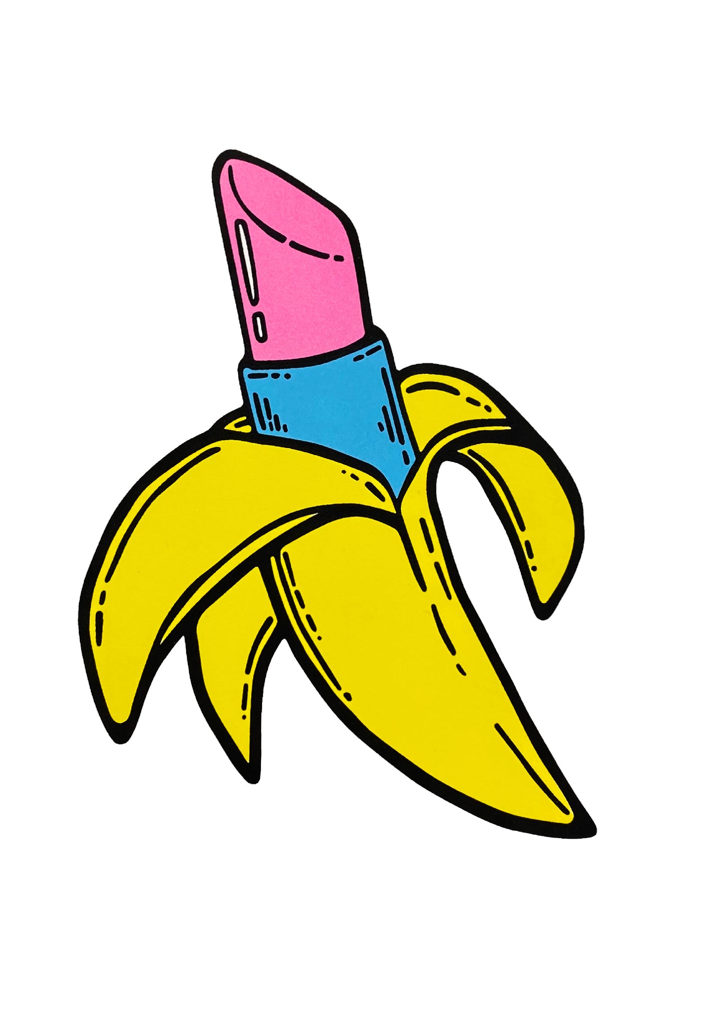 'banana #2' // LIMITED EDITION A4 screen print