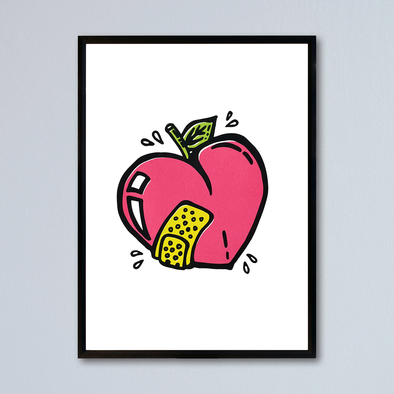 'peach & punch' // LIMITED EDITION A4 screen print